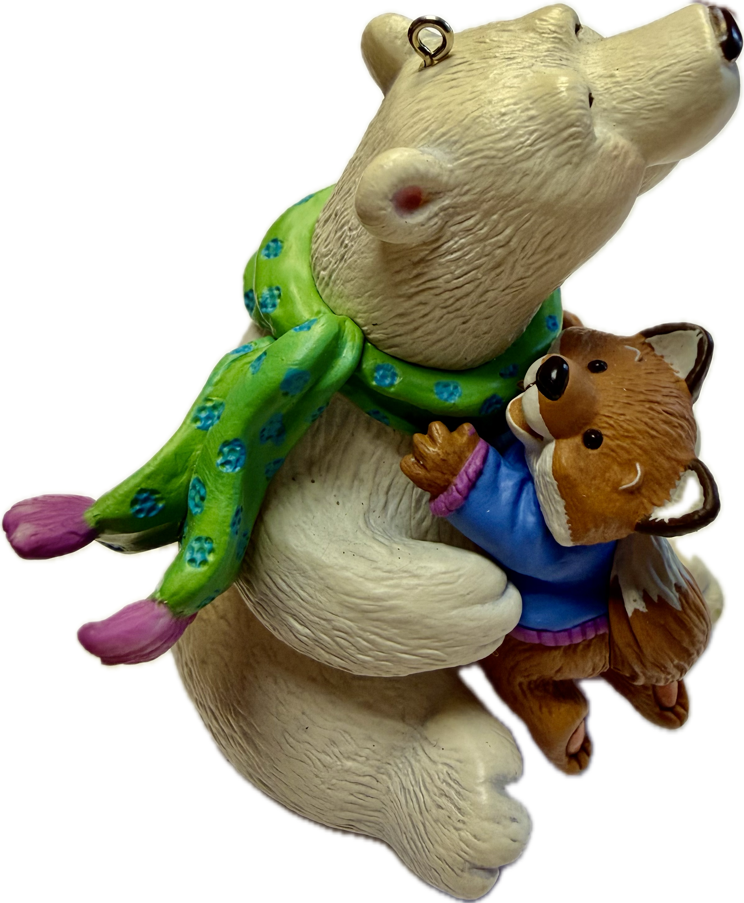 2002 Thank You Hug *Polar bear and Fox